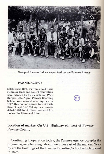 Picture of Group of Pawnee Indians