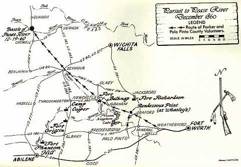 Pease River Map