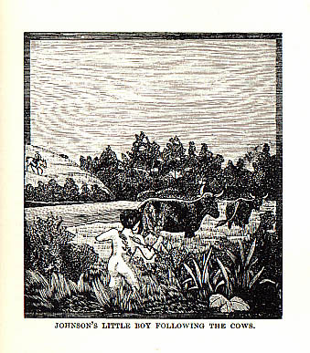 Johnson's Little Boy picture from the book Indian Depredations in Texas by J. W. Wilbarger