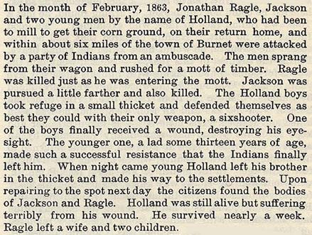 Ragle story by Wilbarger