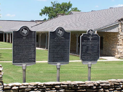 Picture of Historical Markers outside Ranger Hall of Fame