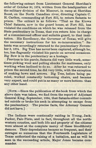 Satanta, Satank and Big Tree's Raid story from the book Indian Depredations in Texas by J. W. Wilbarger