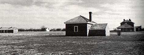 Photo of bakery at Fort Richardson taken by Charles M. Robinson, III from the book, Frontier Forts of Texas