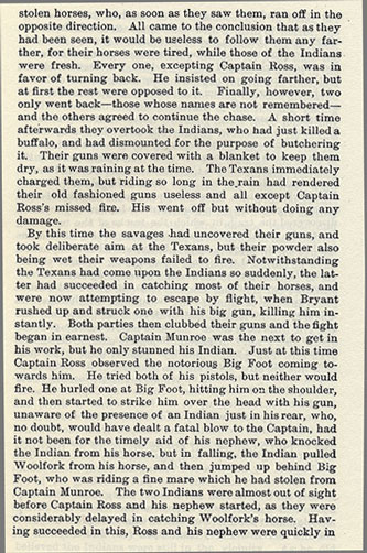 Captain S.P. Ross Slays the Noted Chief 
