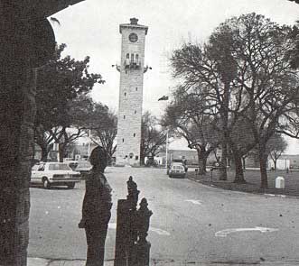 Photo of Fort Sam Houston Quadrangle taken by Charles M. Robinson, III from the book, Frontier Forts of Texas