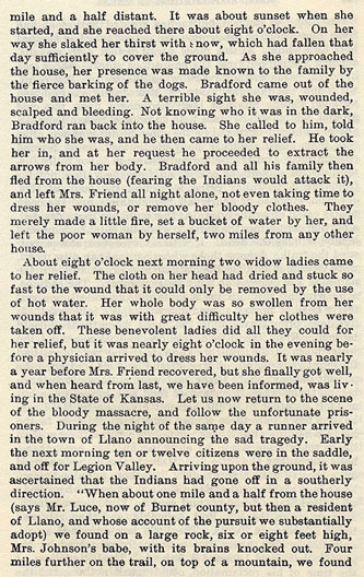Murders and Battles in San Saba and Llano Counties story from the book Indian Depredations in Texas by J. W. Wilbarger
