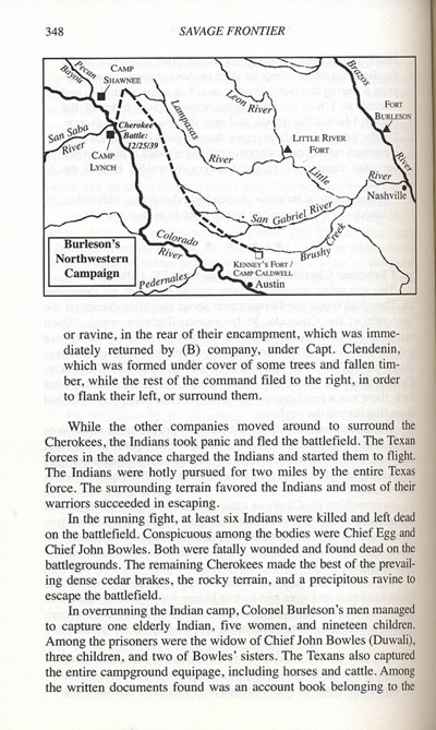 Cherokee Battle, Christmas 1839