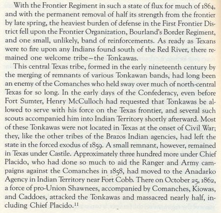 Chief Placido and Castile's Tonkawas