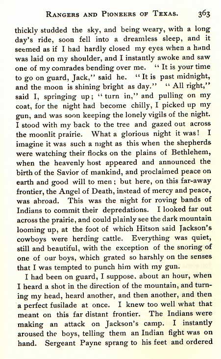 Start to Fort Griffin