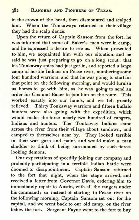 Captain Sansom Scouting