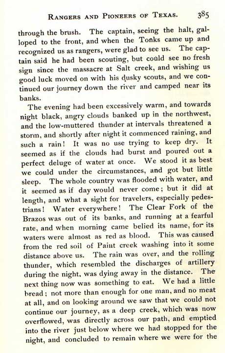 Dismounted Scouts Starting Back to Camp