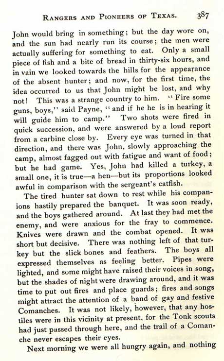 Dismounted Scouts Starting Back to Camp