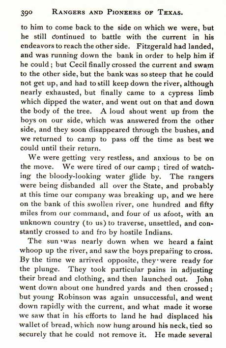 Dismounted Scouts Starting Back to Camp