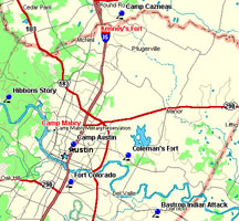 Coleman's Fort Map