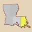 Map of Southeast Louisiana