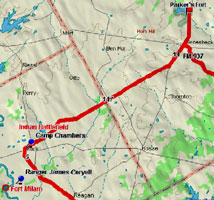 Fort Milam Map