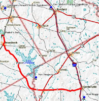 Fort Henderson Map