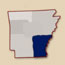 Map of Southeast Arkansas