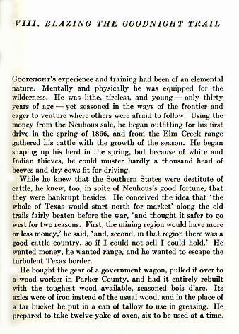 Charles Goodnight, Cowman and Plainsman