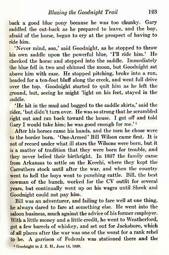 Charles Goodnight, Cowman and Plainsman