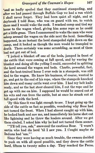 The Pecos-Graveyard of the Cowman's Hopes