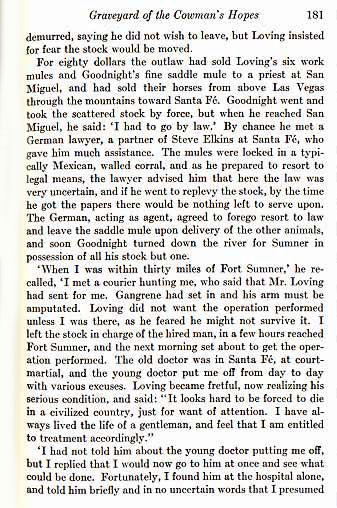 The Pecos-Graveyard of the Cowman's Hopes