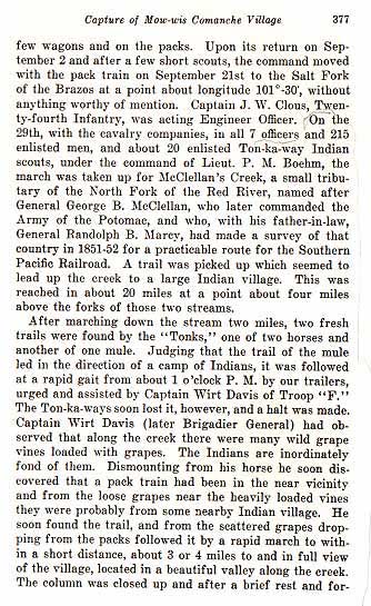 Capture of Mo-way's Comanche Village